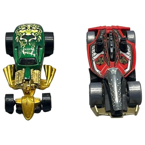 Hot Wheels  2002 Coupe green and gold face painted on top wings on side red READ - Picture 1 of 5